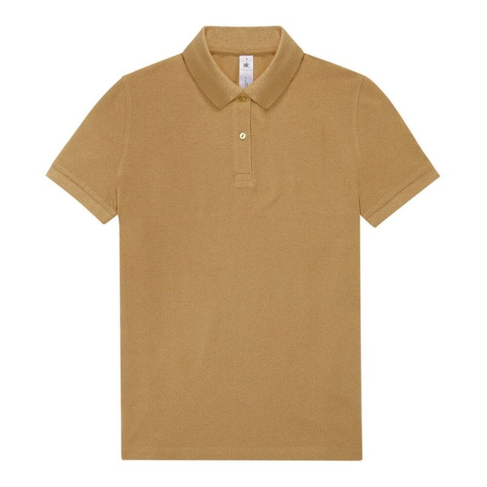 B&C Womens/Ladies My Polo Shirt / Meta Gold